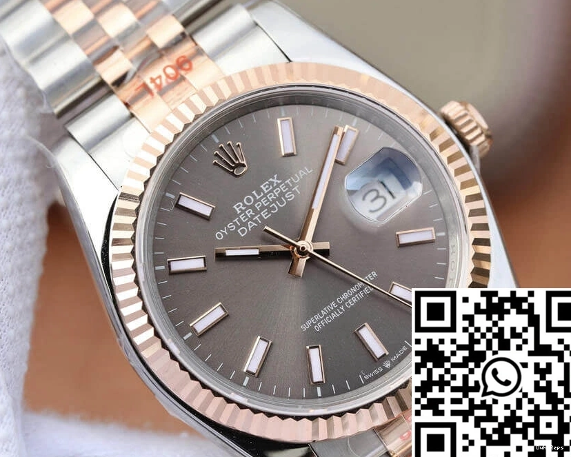 GM Datejust Gold 36MM Factory Rose M126231-0013 Rolex 1009